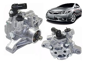 Bomba Direção Hidráulica New Civic 1.8 2007 á 2011 Sem Polia