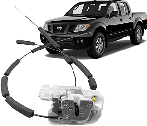 Fechadura Porta Dianteira Esquerda Nissan Frontier 2007 Á 2016