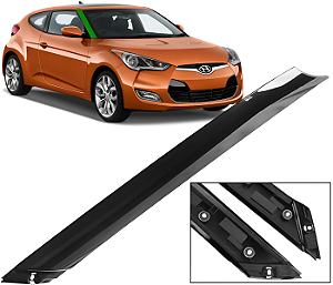 Moldura Aplique Direito Coluna Parabrisas Veloster 2011 a 2013