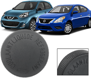 Tampa Reservatório Água Radiador Nissan March Versa Tiida Livina
