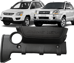 Tampa Capa Protetor Motor Tucson 2005 a 2015 Sportage 2008 a 2010 I30 2009 a 2012 2.0