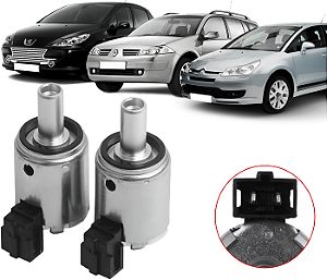Kit 2 Válvula Solenoide Câmbio Al4 206 207 307 308 407 C3 C4 C5 Picasso Megane Scenic