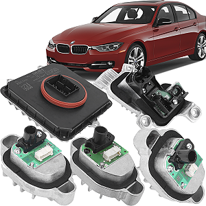 Kit Modulo Reator Led Farol Esquerdo Bmw 320i 328i F30 2016 2017 2018 2019
