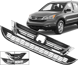 Grade Tela C/ Cromado Crv 2010 2011