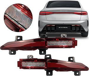 Par  Lanterna Refletor Olho Gato Direito Parachoque Traseiro Byd Seal 2024 2025 2026 2027