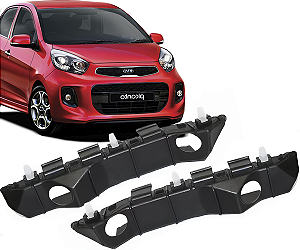 Par Guia Suporte Parachoque Dianteiro Picanto 2012 a 2018