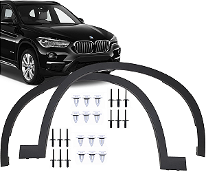 Par Friso Alargador Moldura Paralama Dianteiro Bmw X1 2016 a 2019