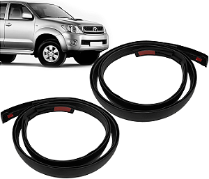 Par Friso Borracha Lateral Teto Hilux Srv 2005 a 2015