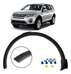 Alargador Moldura Friso Paralama Dianteiro Esquerdo Discovery Sport 2015 a 2019 Com Furo