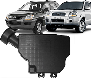 Caixa Ressonador Filtro Ar Sportage 2005 a 2010 Tucson 2005 a 2015
