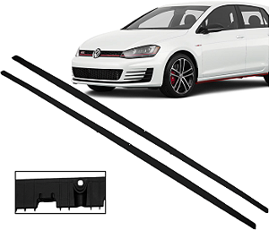 Par Spoiler Lateral Caixa Ar Friso Inferior Golf Gti 2014 a 2019