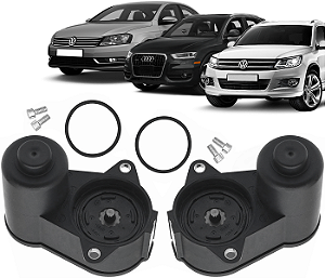 Par Motor Freio Mão Pinça Estacionamento Q3 Passat RS3 Tiguan 6 Dentes