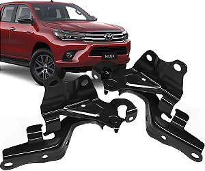 Par Dobradiça Braço Capo Dianteiro Hilux 2016 a 2023