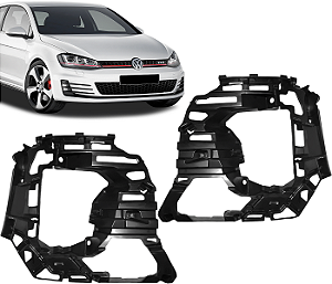 Par Suporte Parachoque Farol Milha Neblina Golf Gti 2018 2019 2020 Mk7.5