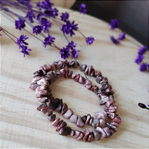 Pulseira Rodonita; Autoconfiança - Magnetismo Pessoal - Atração