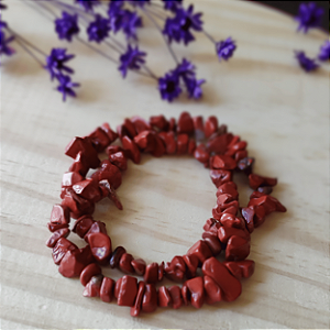 Pulseira Jaspe Vermelho; Vitalidade - Coragem - Sexualidade