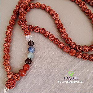 Japamala de Rudraksha - Chakras