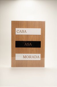 Quadro Decorativo - Casa Asa Morada