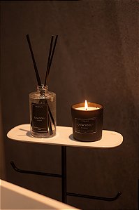 Kit Sândalo Com Vela Aromática E Difusor De Ambiente 250ml