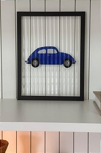 Quadro - Fusca Azul