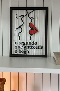 Quadro - O Segundo Que Andecede O Beijo