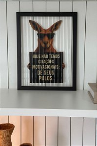 Quadro Canguru - Dé Seus Pulo
