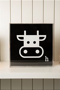 Quadro Preto - Vaca H