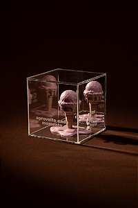 Cubo Prata - Aproveite cada momento antes que derreta.