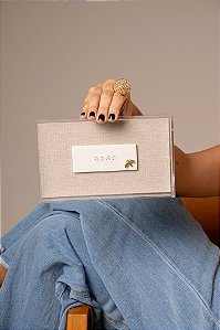 Quadro Acrílico com Linho - Asas