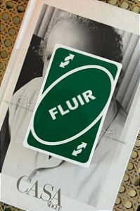Carta Fluir Reverso Verde