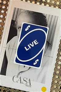 Carta Live Reverso Azul
