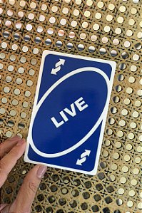 Carta Live Reverso Azul - Maior