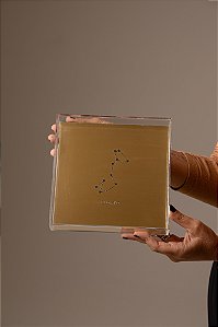Quadro em Acrílico Dourado - Escorpião