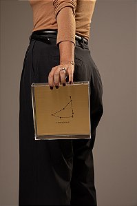 Quadro em Acrílico Dourado - Capricórnio