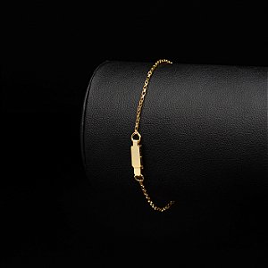 Pulseira 3X1 (1 mm)- Fecho Tradicional - 21 cm