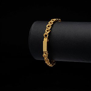 Pulseira Friso S (5 mm) - Fecho Gaveta uma trava - 20 cm