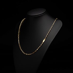 Corrente Tijolinho (5 mm) - Fecho Gaveta - 70 cm