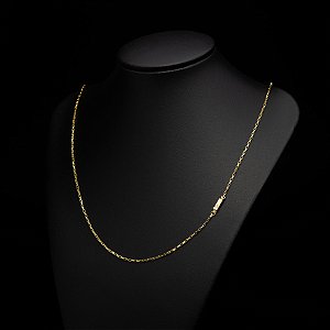 Corrente Tijolinho (2 mm) - Fecho Gaveta - 70 cm