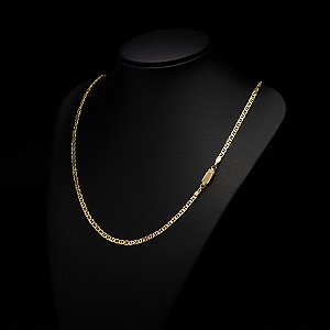 Corrente Piastrini (4 mm) - Fecho Gaveta - 60 cm