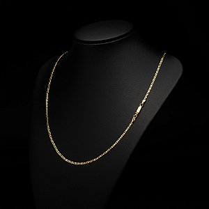 Corrente Piastrini (2 mm) - Fecho Gaveta - 60 cm