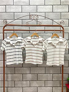 Camisa Polo Listrada