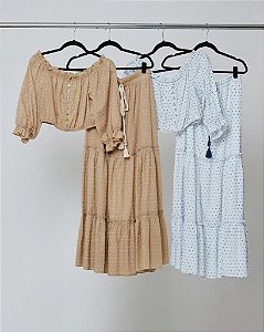 Blusa Ombro a Ombro PomPom