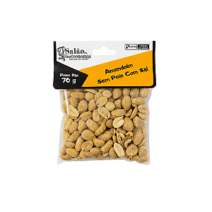 Amendoim sem Pele com Sal (Sachê) 70g