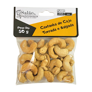Castanha de Cajú Torrada e Salgada (Sachê) 50g
