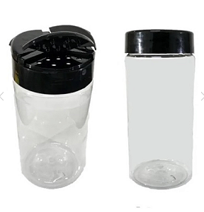 Pote Plástico Redondo Tripartido - 400ml