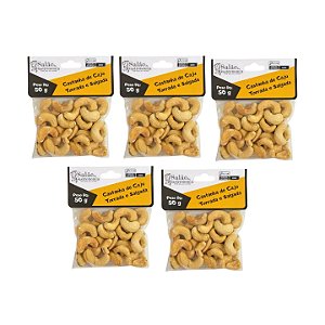 Castanha de Cajú Torrada e Salgada (Sachê) 50g X 5