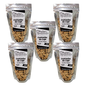 Castanha de Cajú Torrada e Salgada (Stand Up) 150g X 5