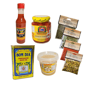 Kit Temperos e Condimentos Cozinha Completa M - 8 Unid