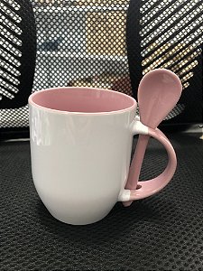Caneca Personalizada Com Colher