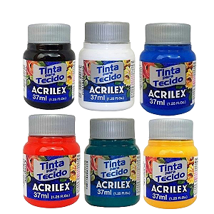 TINTA PARA TECIDO ACRILEX 37ML